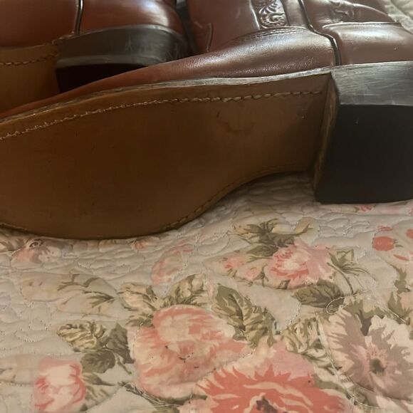 Vintage acme leather boots main image 4